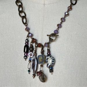 Posh Society's New Women's Boho Chic Kitchen Sink Beaded Artisan Necklace